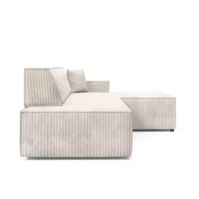 Ecksofa mit Stauraum WINDSOR 1 – cremefarben, rechte Ecke