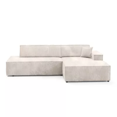 Ecksofa mit Stauraum WINDSOR 1 – cremefarben, rechte Ecke