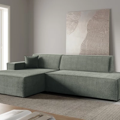 Ecksofa mit Stauraum WINDSOR 1 - hellgrau, linke Ecke