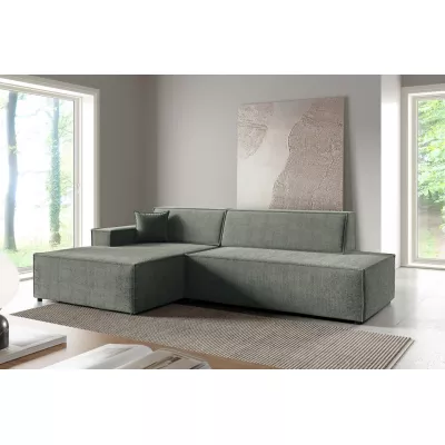 Ecksofa mit Stauraum WINDSOR 1 - hellgrau, linke Ecke