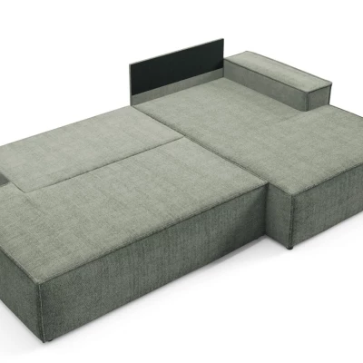 Ecksofa mit Stauraum WINDSOR 1 - hellgrau, linke Ecke