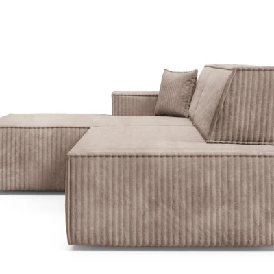 Ecksofa mit Stauraum WINDSOR 1 - beige, linke Ecke