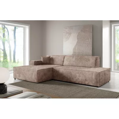 Ecksofa mit Stauraum WINDSOR 1 - beige, linke Ecke