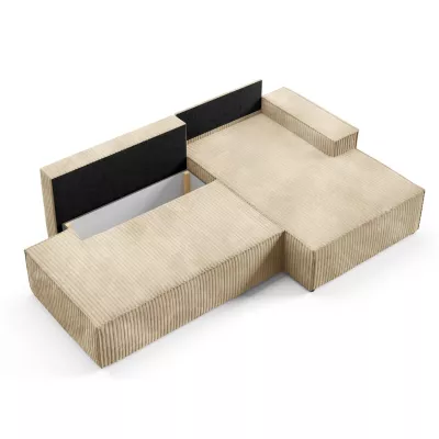 Ecksofa mit Stauraum WINDSOR 1 - ecru 2, linke Ecke