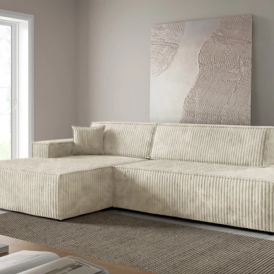 Ecksofa mit Stauraum WINDSOR 1 - ecru 1, linke Ecke