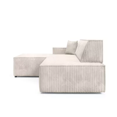 Ecksofa mit Stauraum WINDSOR 1 – cremefarben, linke Ecke