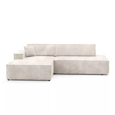 Ecksofa mit Stauraum WINDSOR 1 – cremefarben, linke Ecke
