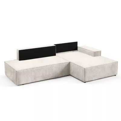 Ecksofa mit Stauraum WINDSOR 1 – cremefarben, linke Ecke