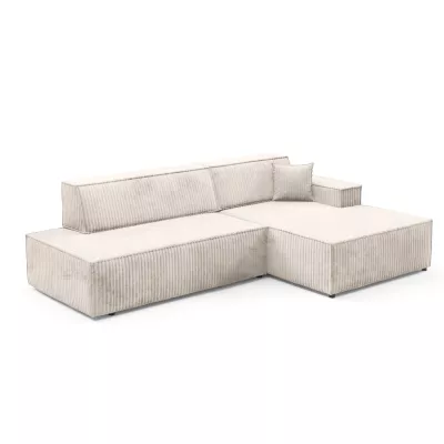 Ecksofa mit Stauraum WINDSOR 1 – cremefarben, linke Ecke