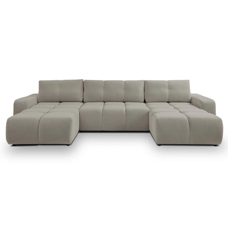 U-förmiges Schlafsofa TRURO 2 - grau