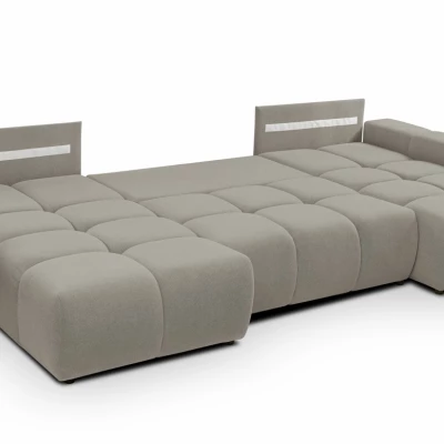U-förmiges Schlafsofa TRURO 2 - grau