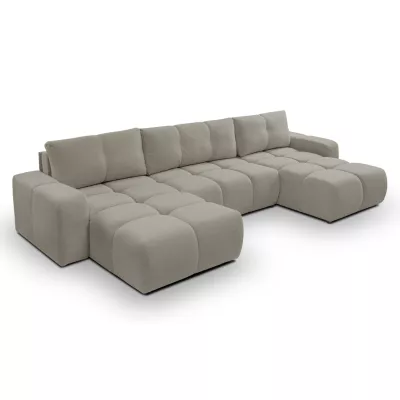 U-förmiges Schlafsofa TRURO 2 - grau
