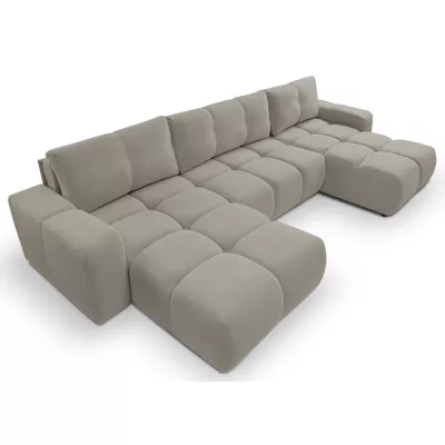 U-förmiges Schlafsofa TRURO 2 - grau