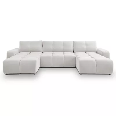 U-förmiges Schlafsofa TRURO 2 – hellgrau