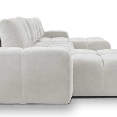 U-förmiges Schlafsofa TRURO 2 – hellgrau