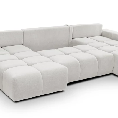 U-förmiges Schlafsofa TRURO 2 – hellgrau