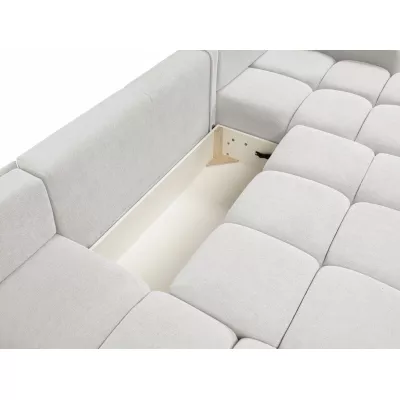 U-förmiges Schlafsofa TRURO 2 – hellgrau