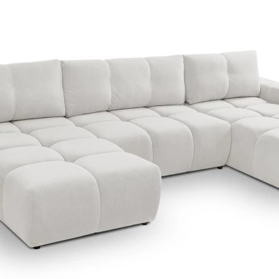 U-förmiges Schlafsofa TRURO 2 – hellgrau