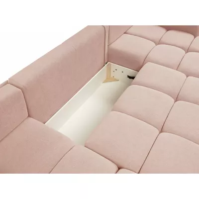 U-förmiges Schlafsofa TRURO 2 - Aprikose