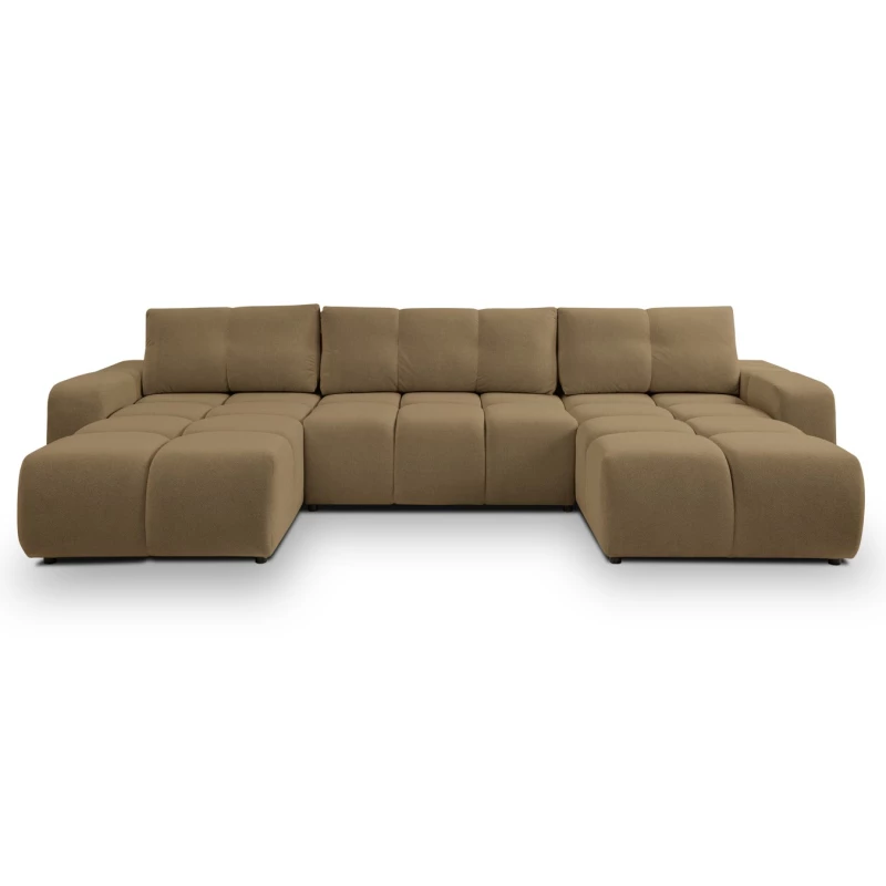 TRURO 2-Sitzer-Sofagarnitur – Dunkelbeige