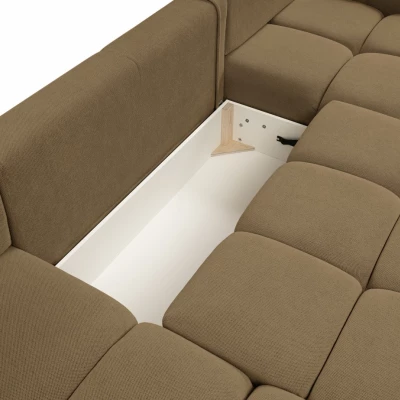 TRURO 2-Sitzer-Sofagarnitur – Dunkelbeige
