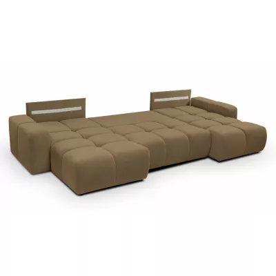TRURO 2-Sitzer-Sofagarnitur – Dunkelbeige