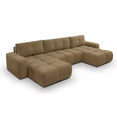 TRURO 2-Sitzer-Sofagarnitur – Dunkelbeige