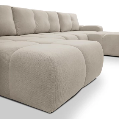 U-förmiges Schlafsofa TRURO 2 – Winterbeige