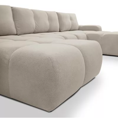 U-förmiges Schlafsofa TRURO 2 – Winterbeige