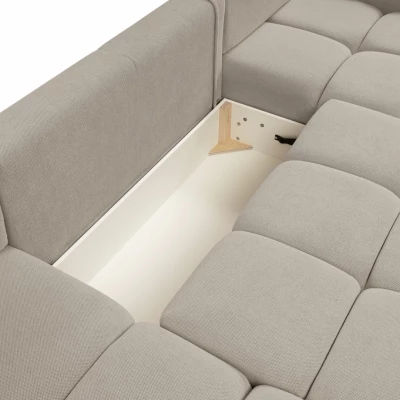U-förmiges Schlafsofa TRURO 2 – Winterbeige