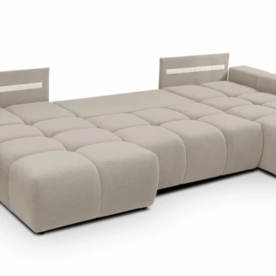 U-förmiges Schlafsofa TRURO 2 – Winterbeige