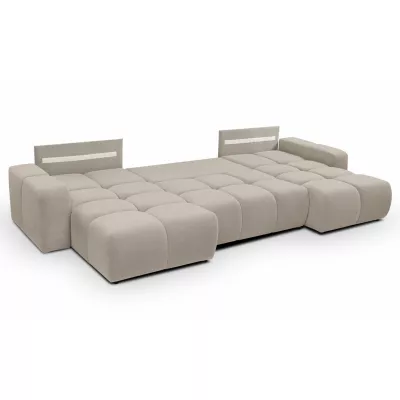 U-förmiges Schlafsofa TRURO 2 – Winterbeige