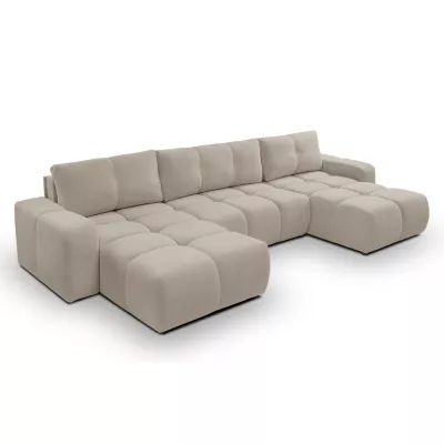 U-förmiges Schlafsofa TRURO 2 – Winterbeige
