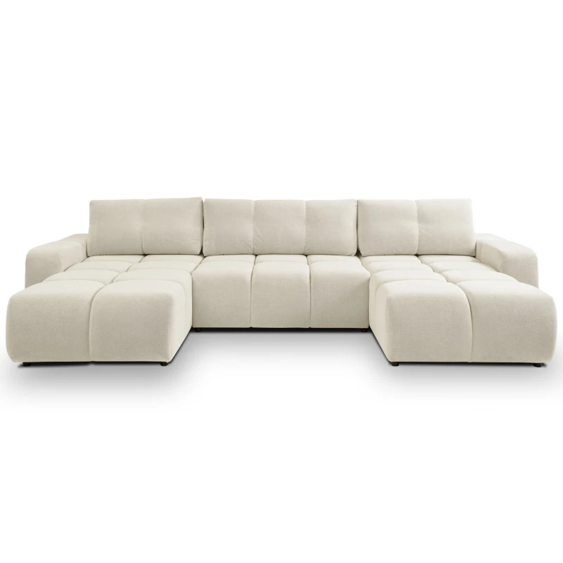 TRURO 2 U-förmiges Schlafsofa – hellbeige
