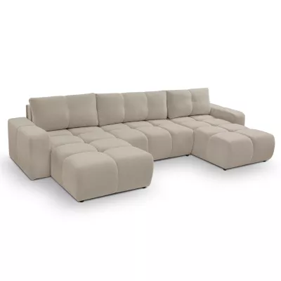 U-förmiges Schlafsofa TRURO 2 – Winterbeige