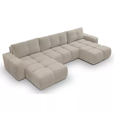 U-förmiges Schlafsofa TRURO 2 – Winterbeige