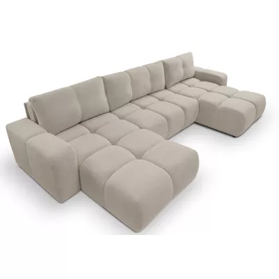 U-förmiges Schlafsofa TRURO 2 – Winterbeige