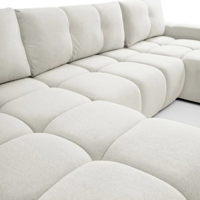 U-förmiges Schlafsofa TRURO 2 – Creme