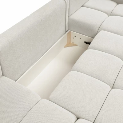 U-förmiges Schlafsofa TRURO 2 – Creme