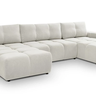 U-förmiges Schlafsofa TRURO 2 – Creme