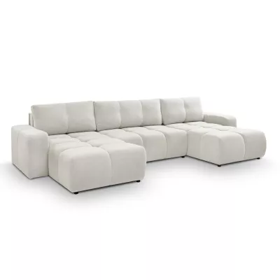 U-förmiges Schlafsofa TRURO 2 – Creme