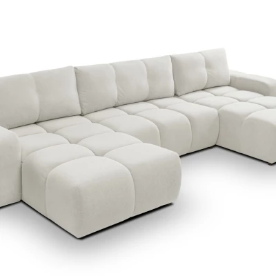 U-förmiges Schlafsofa TRURO 2 – Creme