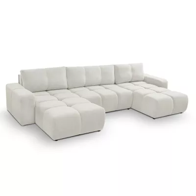 U-förmiges Schlafsofa TRURO 2 – Creme