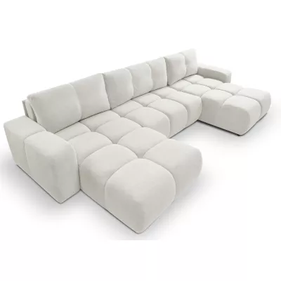 U-förmiges Schlafsofa TRURO 2 – Creme