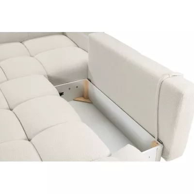 Schlafsofa mit Stauraum TRURO 1 - creme 2, linke Ecke
