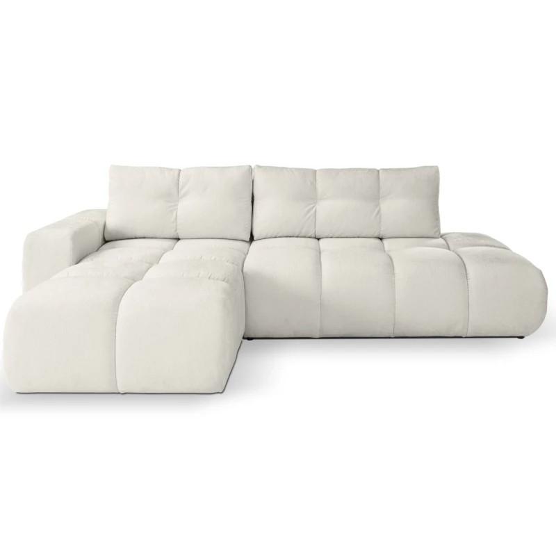 Schlafsofa mit Stauraum TRURO 1 - hellbeige 2, linke Ecke