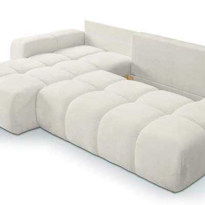 Schlafsofa mit Stauraum TRURO 1 - hellbeige 2, linke Ecke