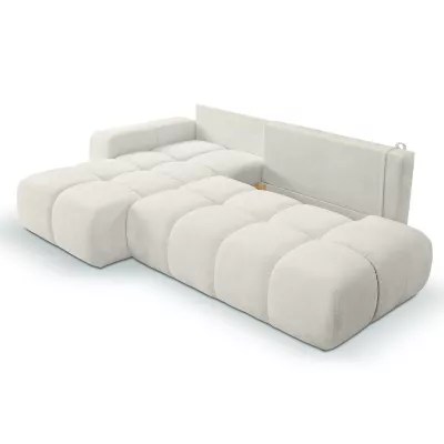Schlafsofa mit Stauraum TRURO 1 - hellbeige 2, linke Ecke
