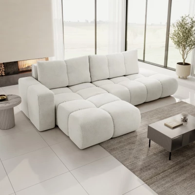 Schlafsofa mit Stauraum TRURO 1 - creme 1, linke Ecke