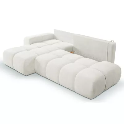 Schlafsofa mit Stauraum TRURO 1 - creme 1, linke Ecke